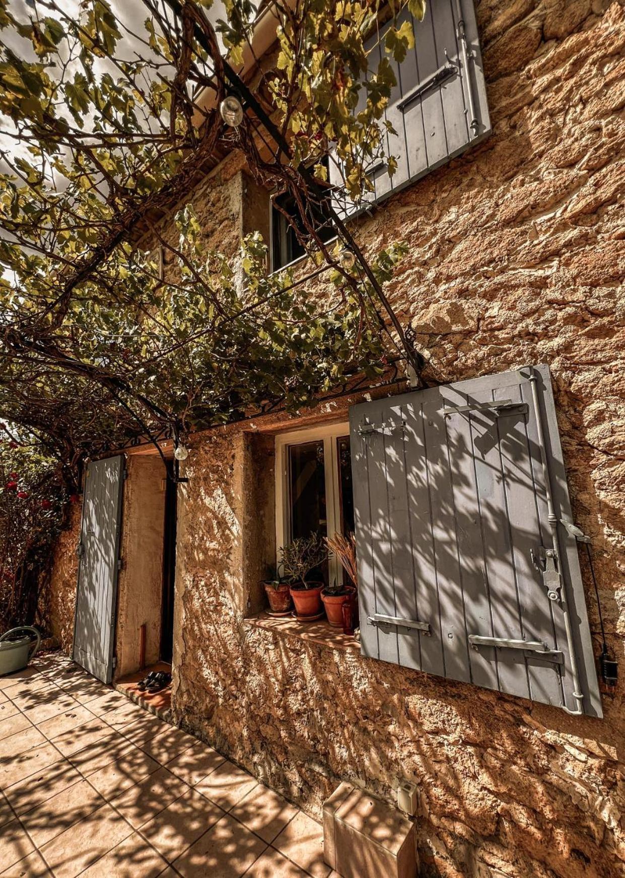 Maison De Charme Provencale En Pierre Vila Puyvert Exterior foto